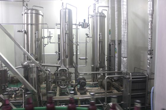 Facile azioni 500ml ha aerato Juice Glass Bottling Machine